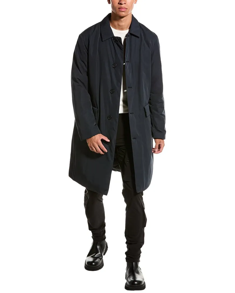 Armani Exchange Trench Coat Blue
