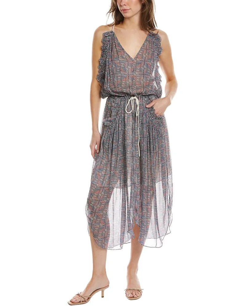 Isabel Marant Étoile Fadelo Maxi Dress Blue