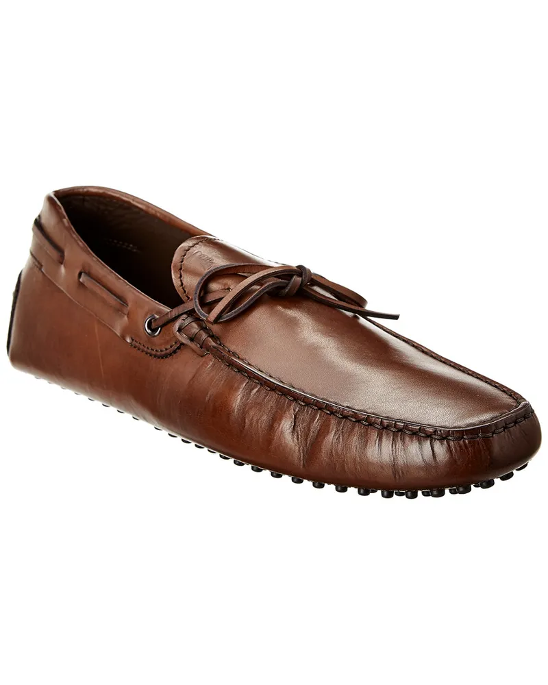 TOD'S TOD’s Gommino Leather Loafer Brown