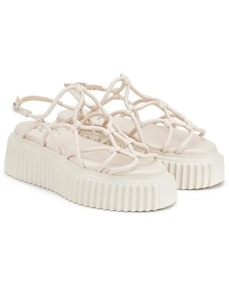 Attilio Giusti Leombruni Messy Leather Sandal Nocolor