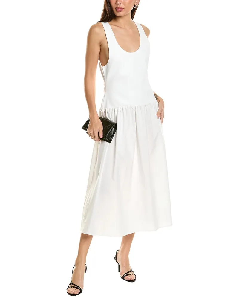 WeWoreWhat Scoop Tank Midi Dress White
