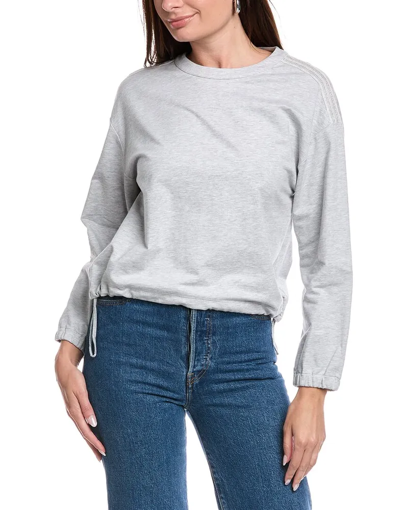 Peserico Drawstring Hem Sweatshirt Grey