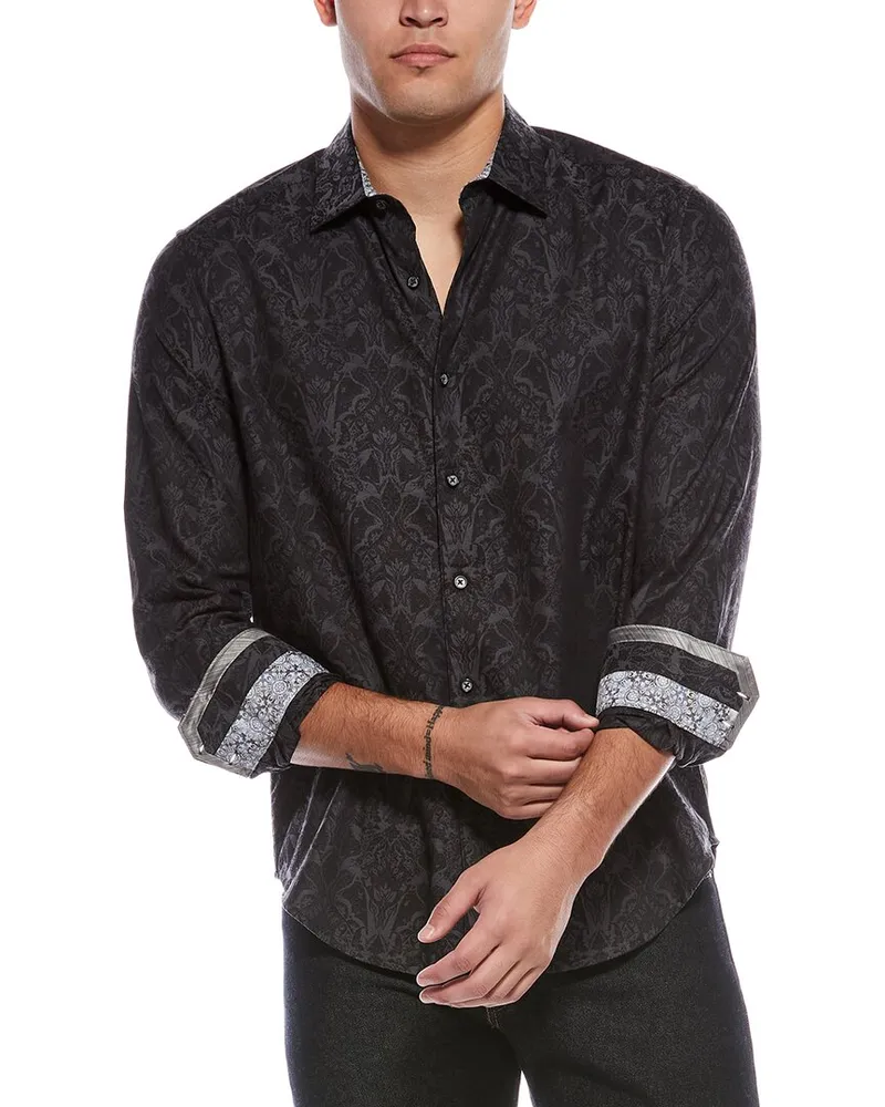 Robert Graham Highland Classic Fit Shirt Grey