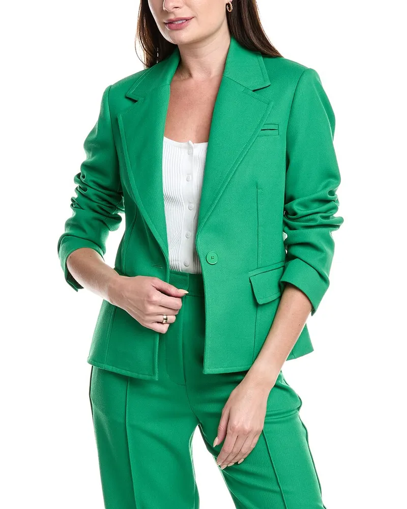 3.1 phillip lim Cavalry Twill Wool Jacket Green