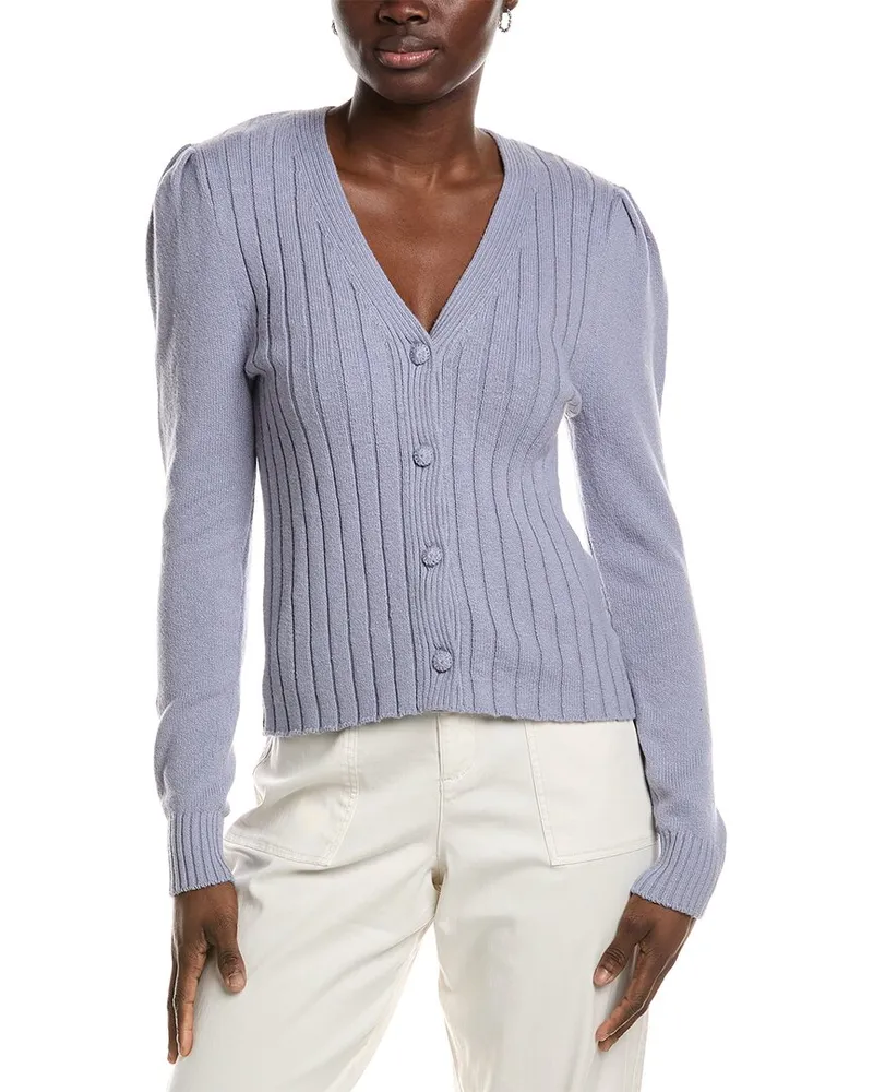 Splendid Jolie Sweater Cardigan Purple