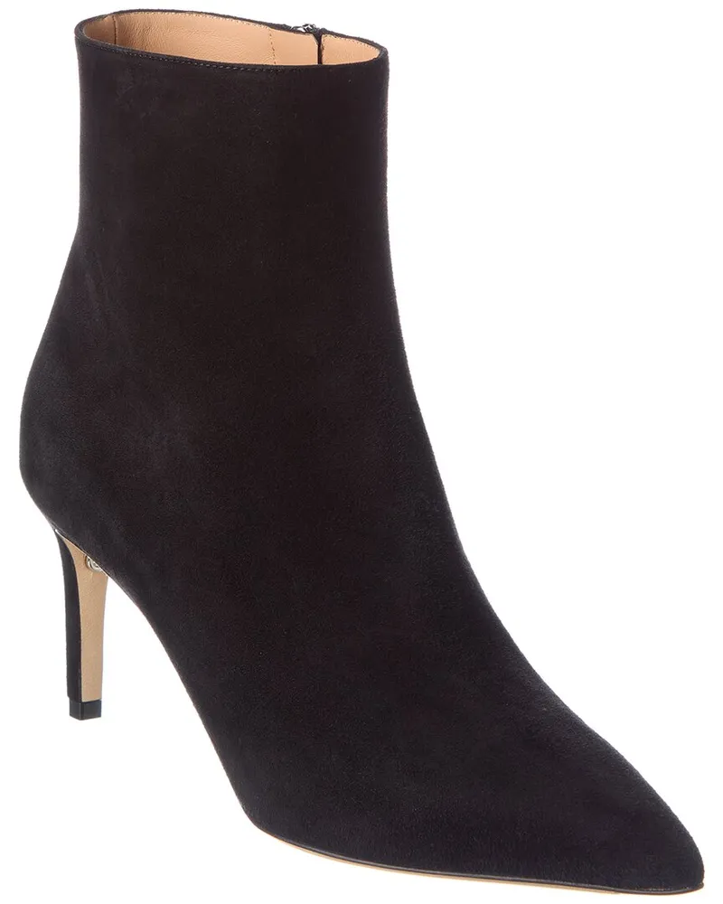 Ferragamo Imogen Suede Bootie Black