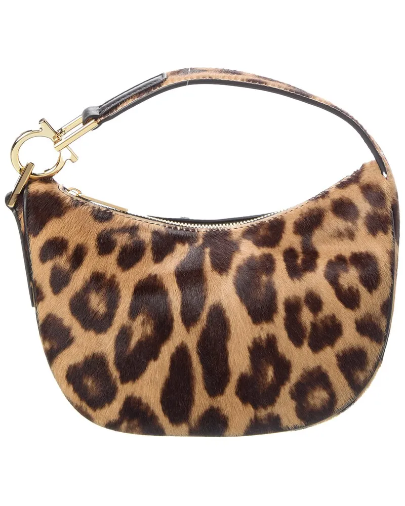 Ferragamo Haircalf Hobo Bag Nocolor