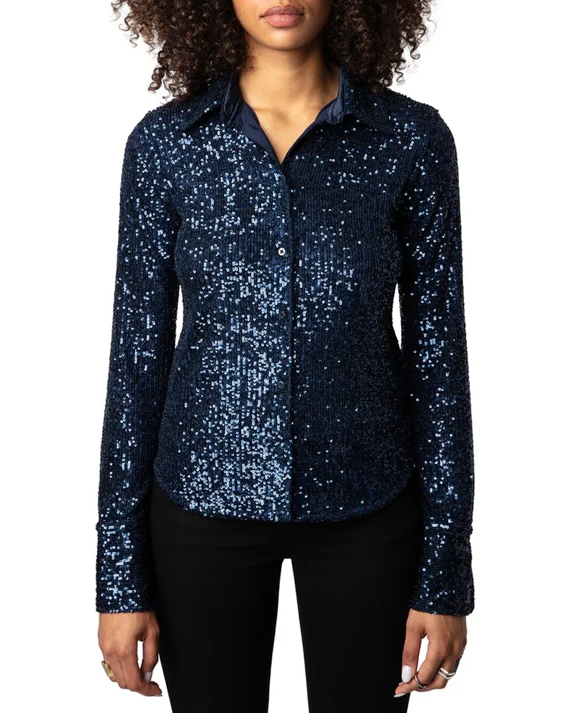 Zadig & Voltaire Sequin Shirt Nocolor