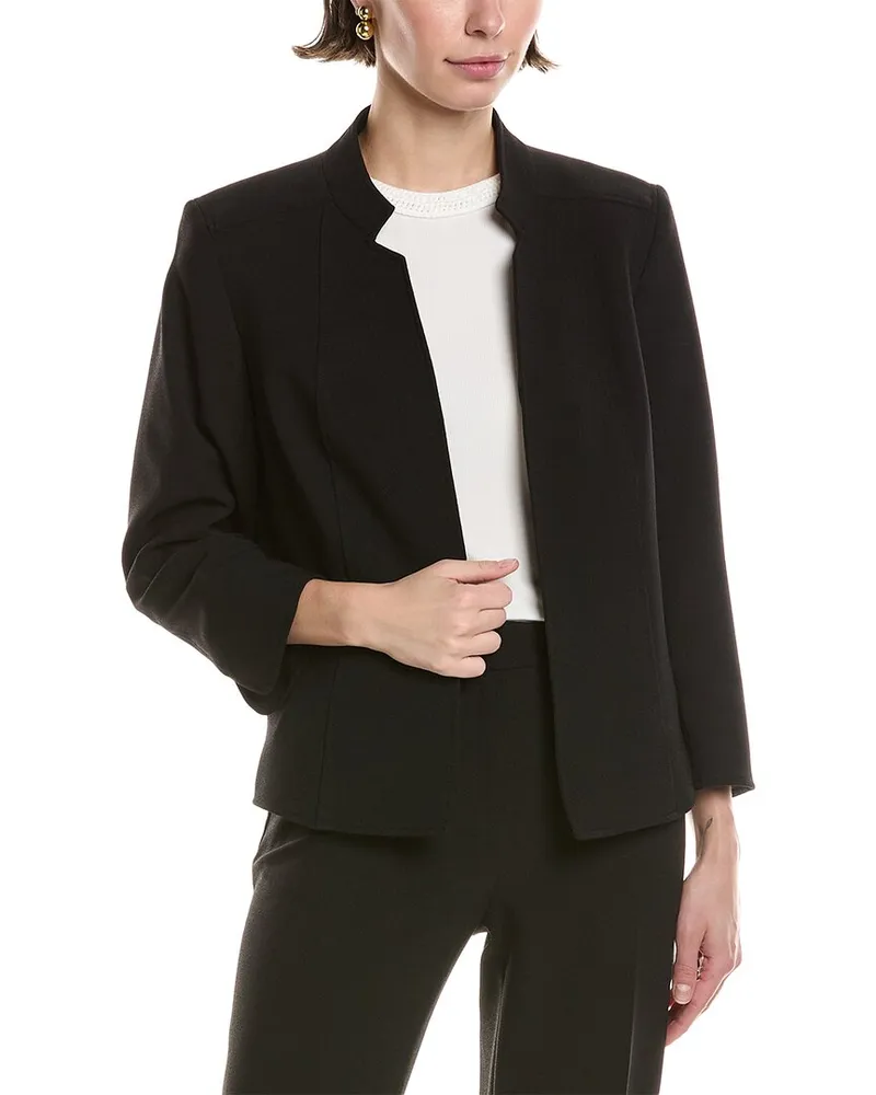 Anne Klein Crepe Jacket Black