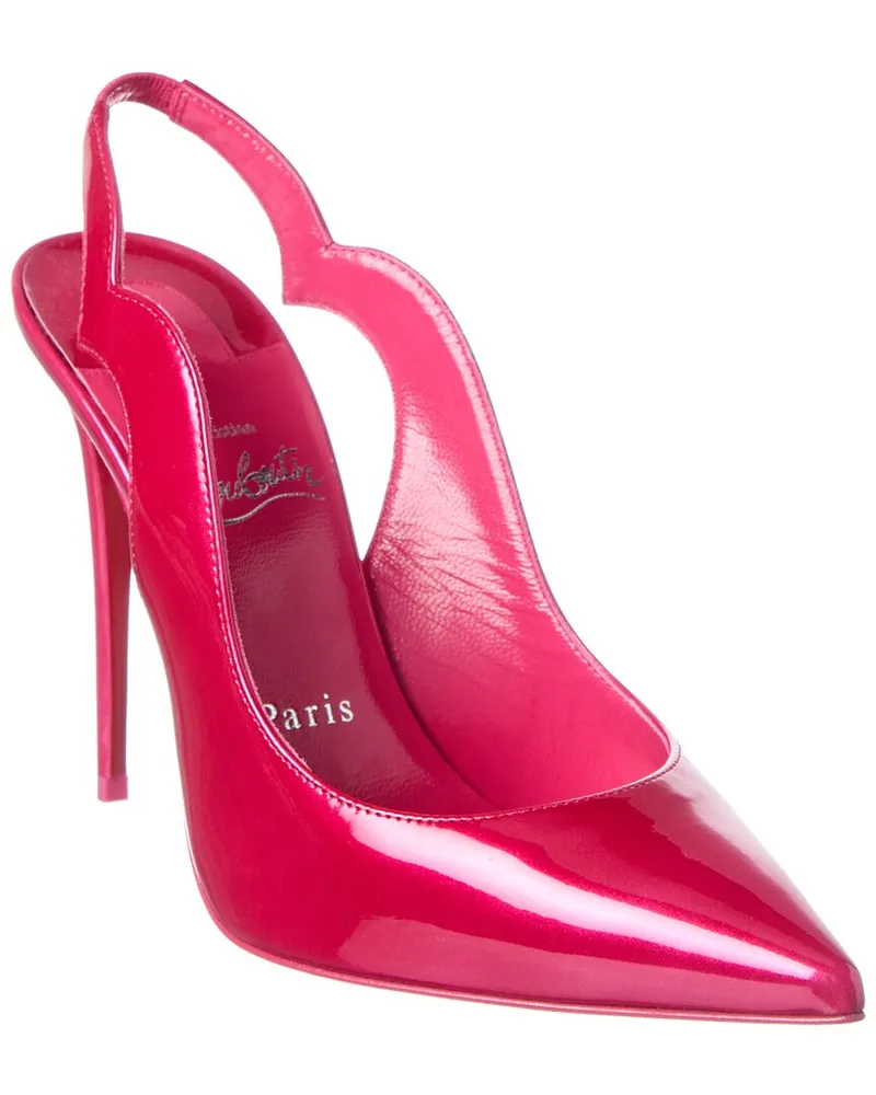 Christian Louboutin Hot Chick 100 Patent Slingback Pump Pink