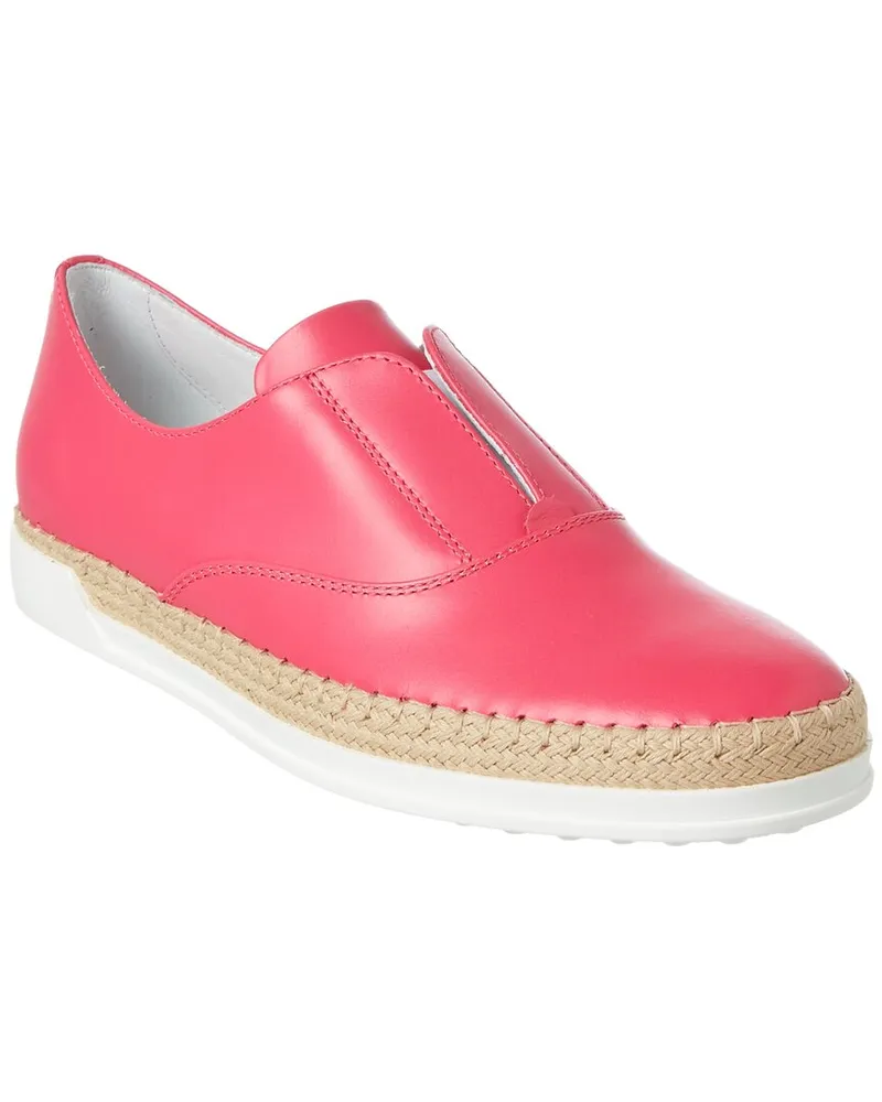 TOD'S Leather Slip-On Pink