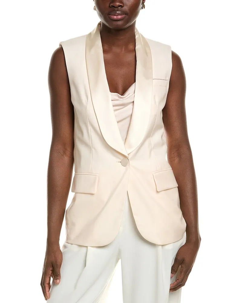 Peserico Wool Vest White