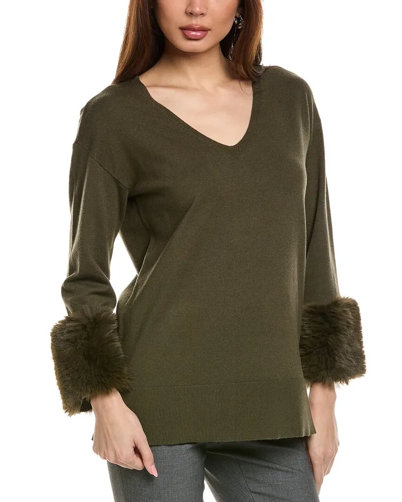 Joseph Ribkoff Tunic Sweater Green
