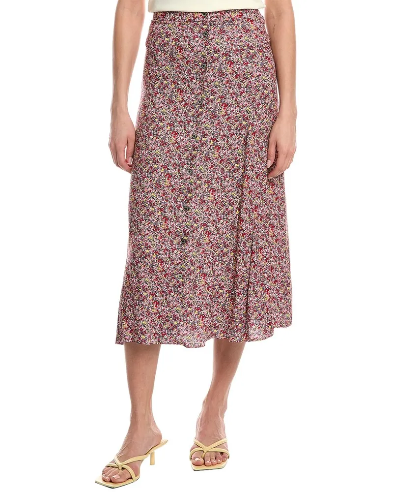 Zadig & Voltaire June Midi Skirt Pink