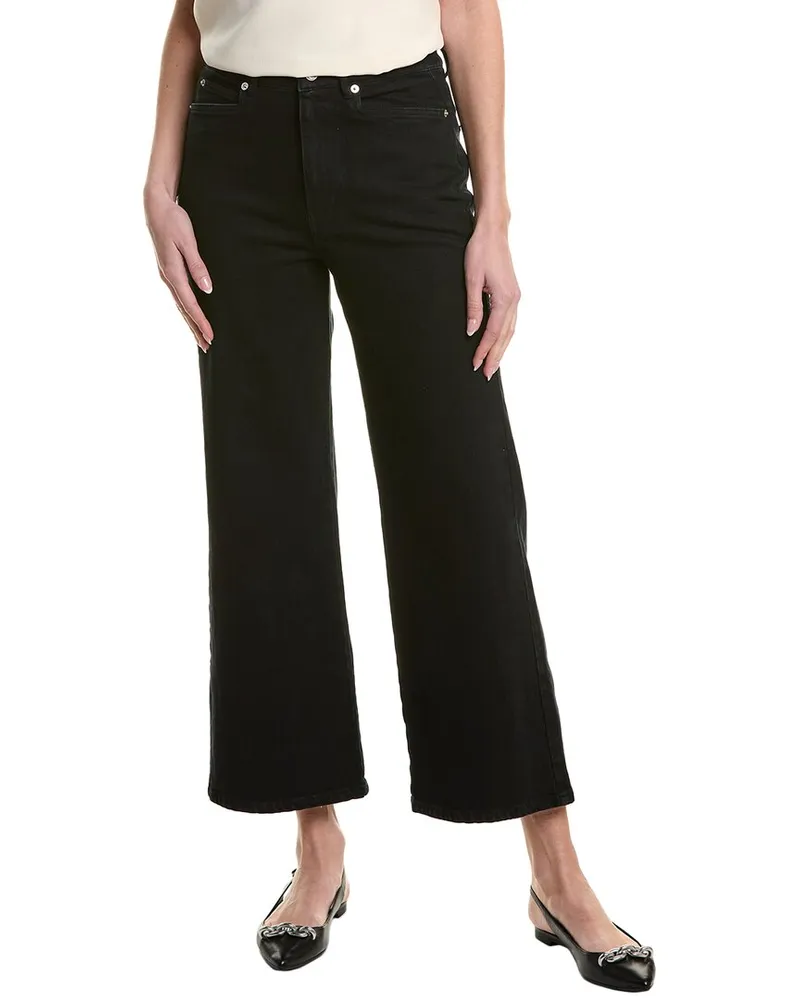 Proenza Schouler Sadie Denim Wide Leg Pant Black