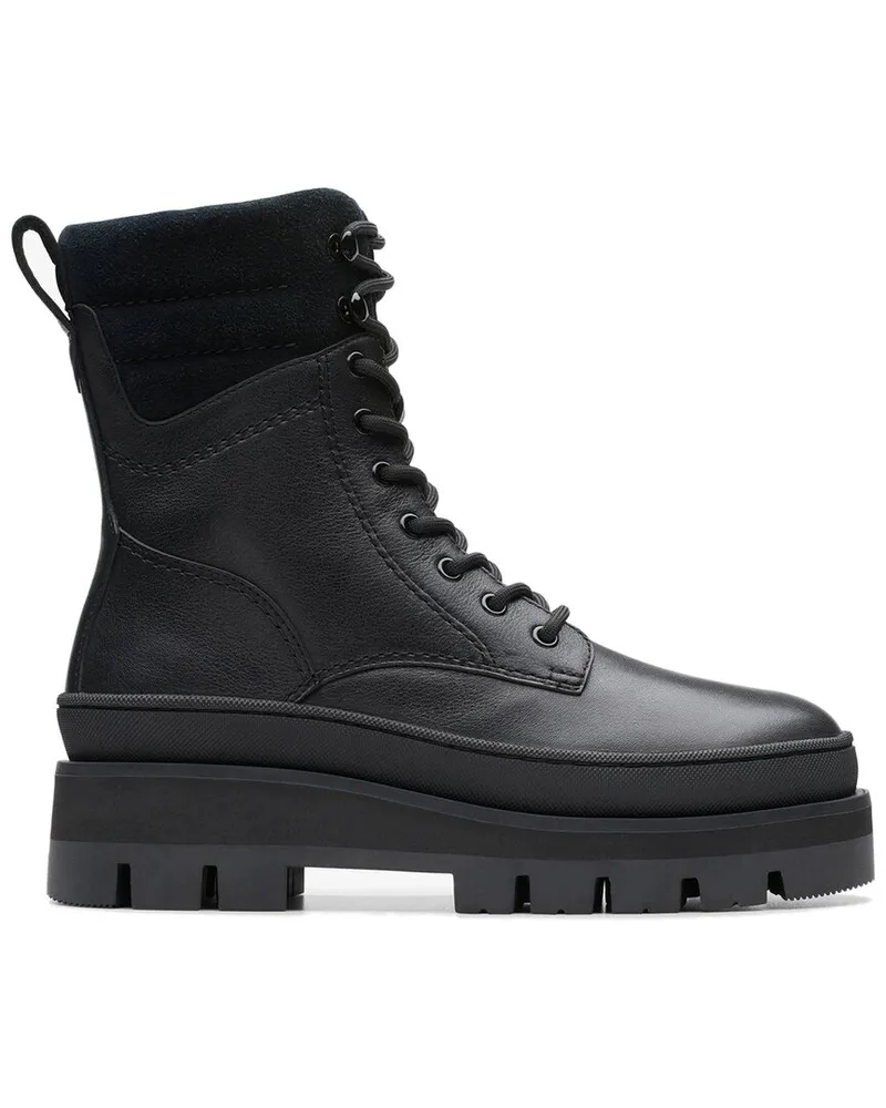 Clarks Orianna2 Hike Leather Boot Black
