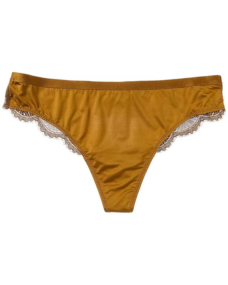 Hanro Gale Soft Brazilian Panty Yellow