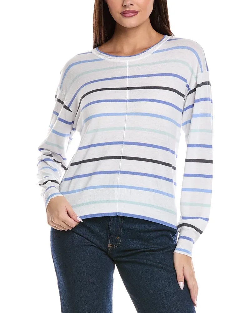 Splendid Finn Cashmere-Blend Sweatshirt White