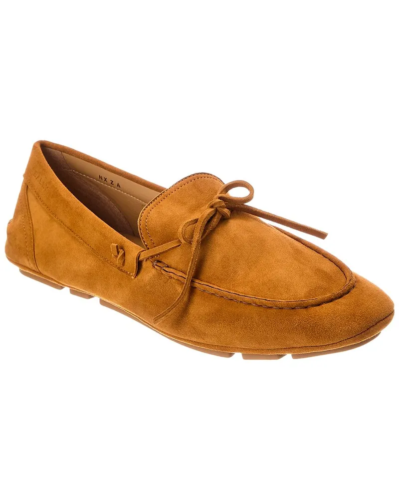 Bally Gaspar Suede Loafer Brown