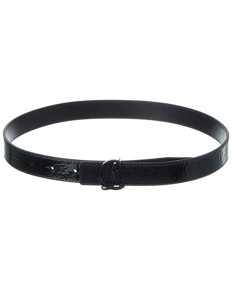 Christian Louboutin Loubi54 Patent Belt Nocolor