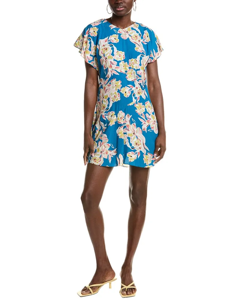 Joie Hunter Mini Dress Blue