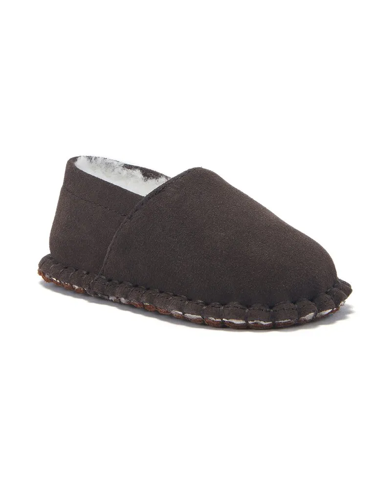 Australia Luxe Baby Moc Suede Bootie Brown