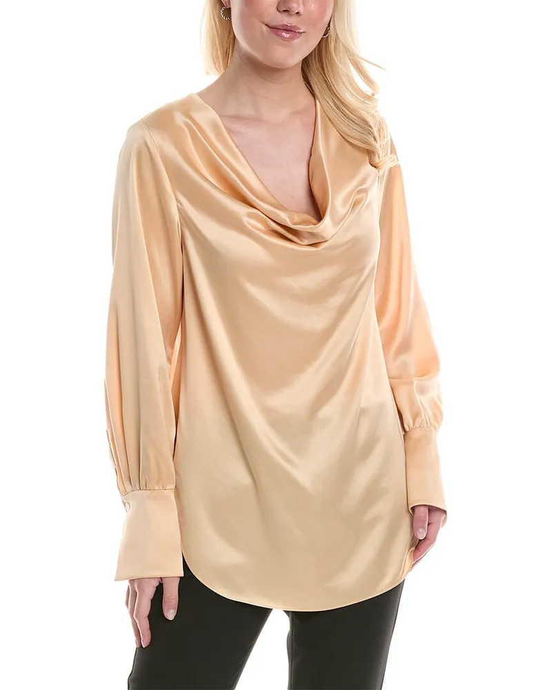 Halston Luisa Top Beige