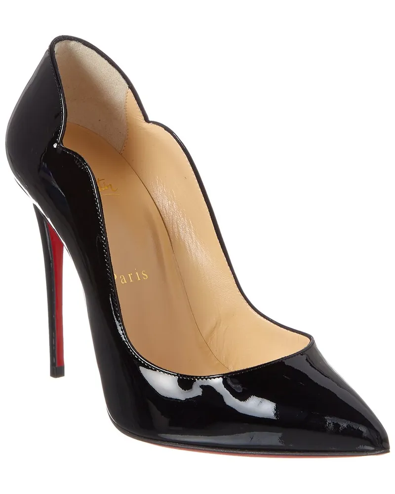 Christian Louboutin Hot Chick 100 Patent Pump Black