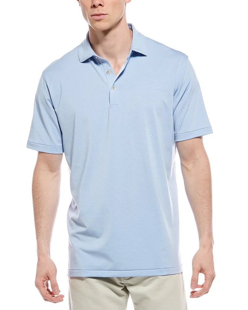 Peter Millar Jubilee Performance Jersey Polo Shirt Blue