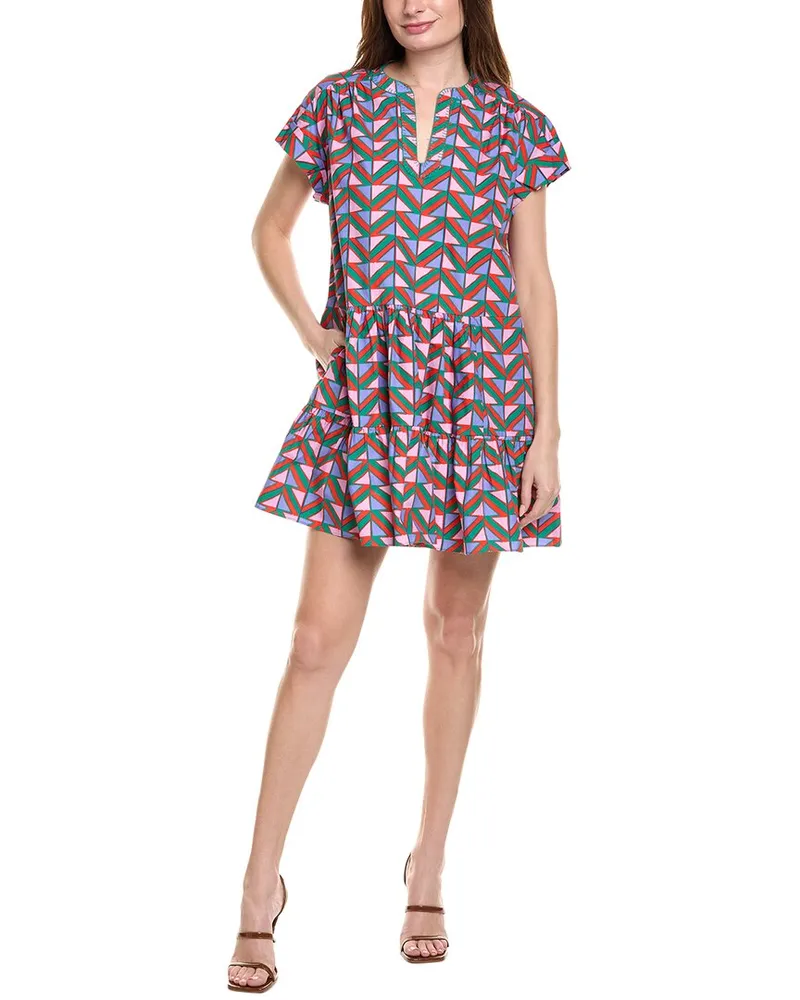 Saloni Mini Dress Red