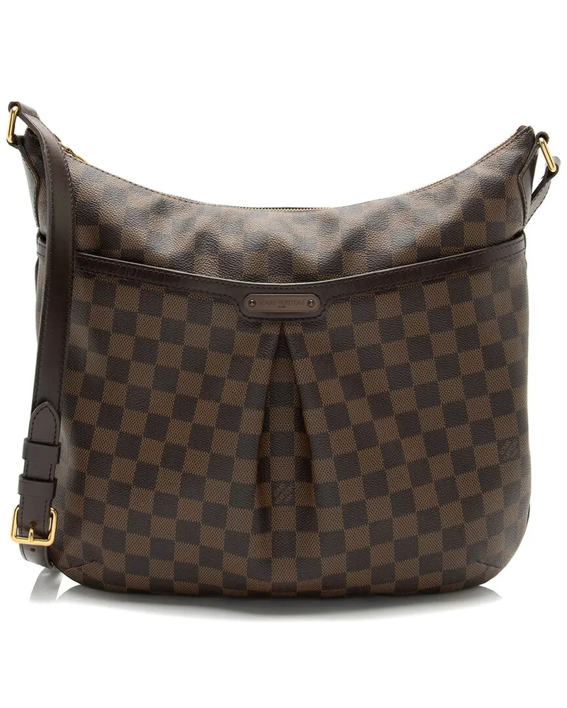 Louis Vuitton Brown Coated Canvas & Leather Bloomsbury GM (Authentic Pre-Loved Nocolor
