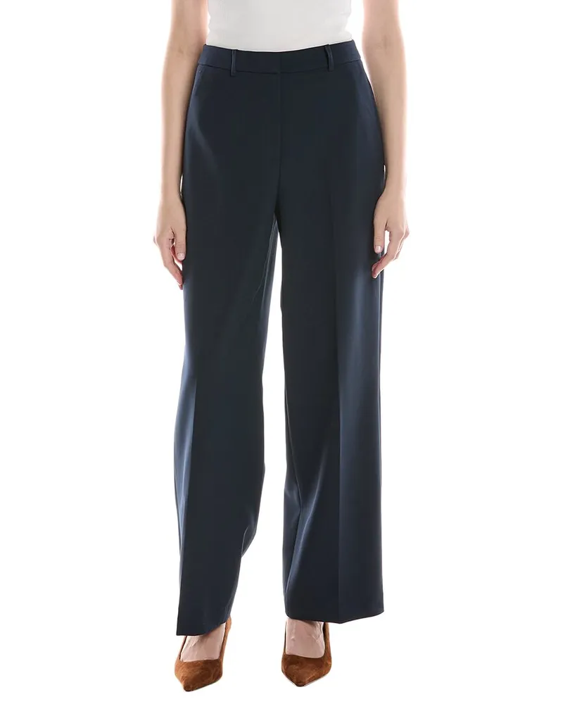 Kenneth Cole Luxe Twill Pant Blue