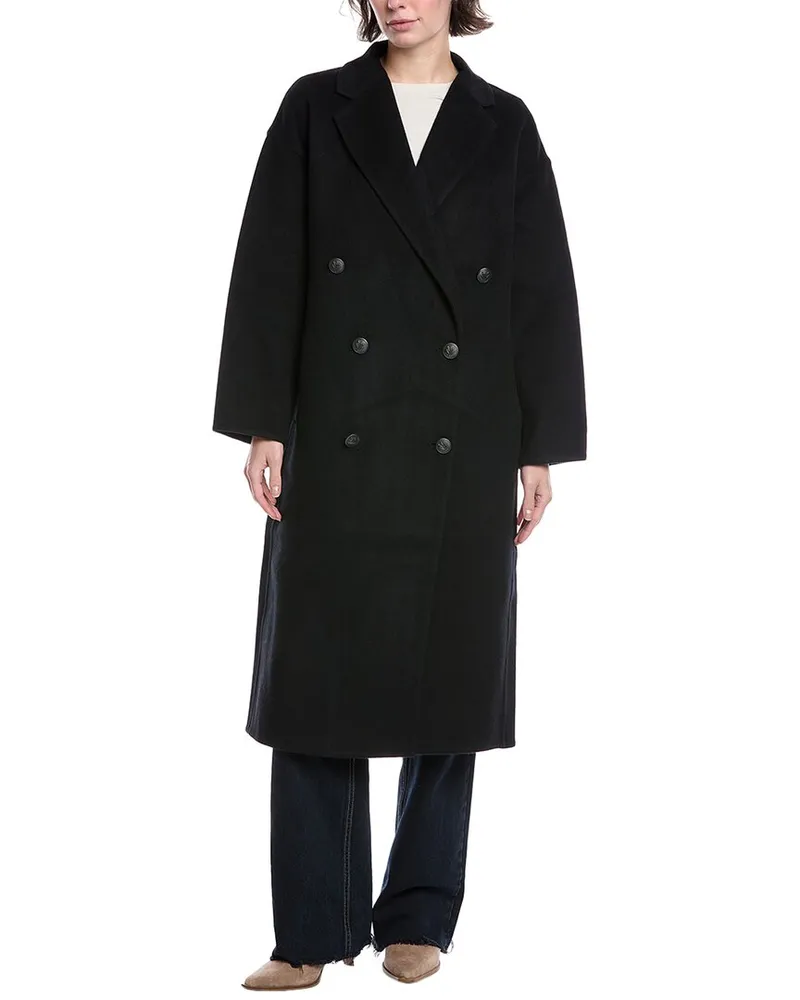 Rag & Bone Thea Wool Coat Black