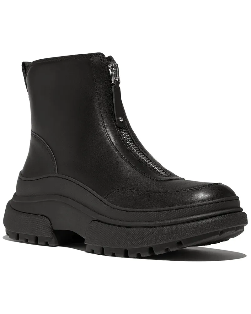 FitFlop Wylder Leather Boot Black
