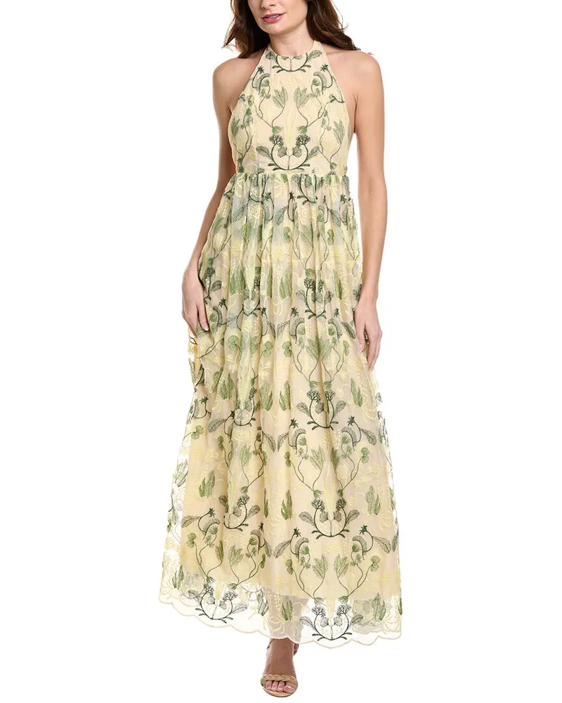 AGUA BENDITA Habitat Dress Green