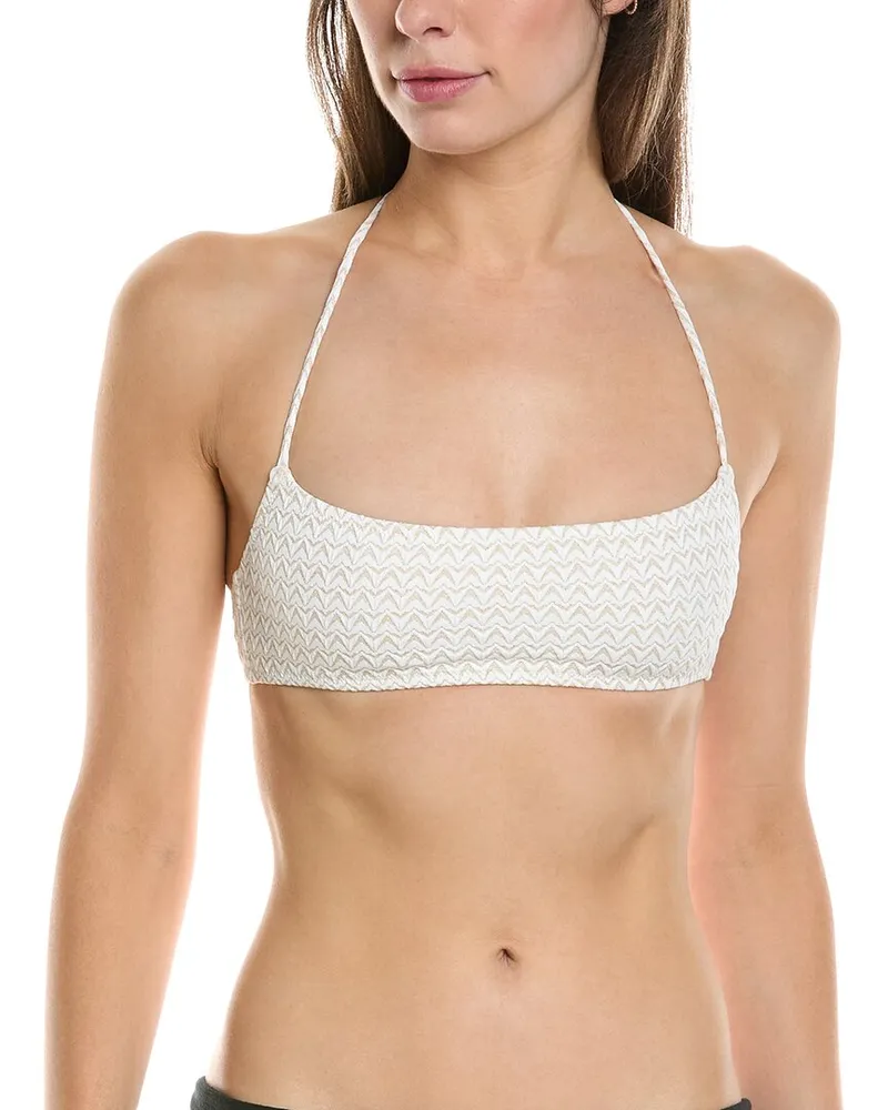 Solid and Striped x Sofia Richie Grainge The Odessa Bikini Top White