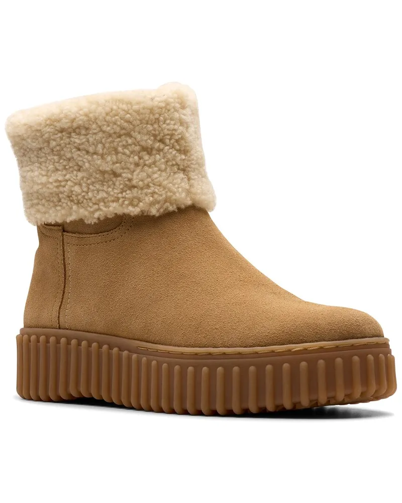 Clarks Torhill Turn Suede Bootie Nocolor