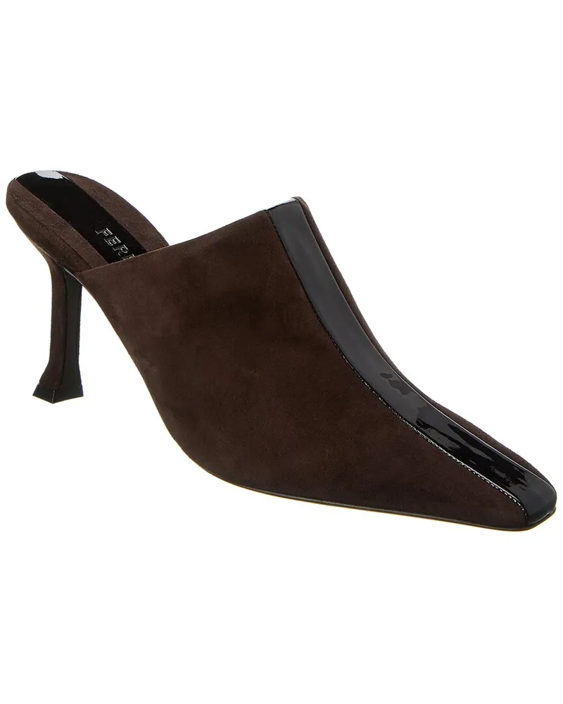 Ferragamo Graph Sophye Suede Mule Brown