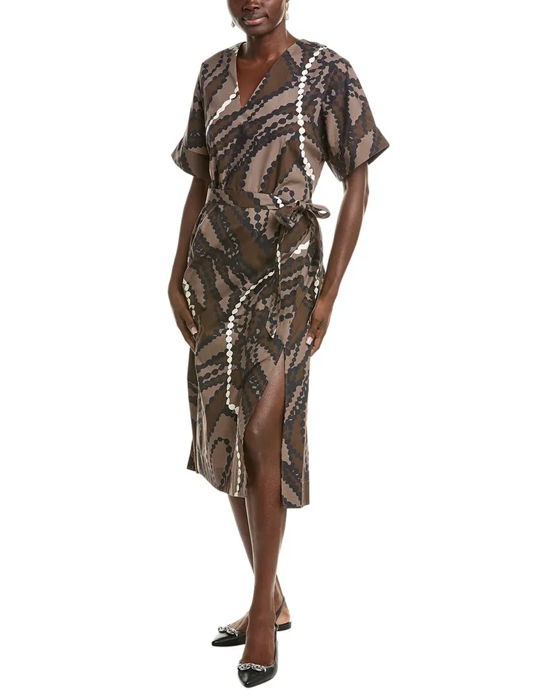 Officine Generale Officine Generale Kiara Maxi Dress Brown