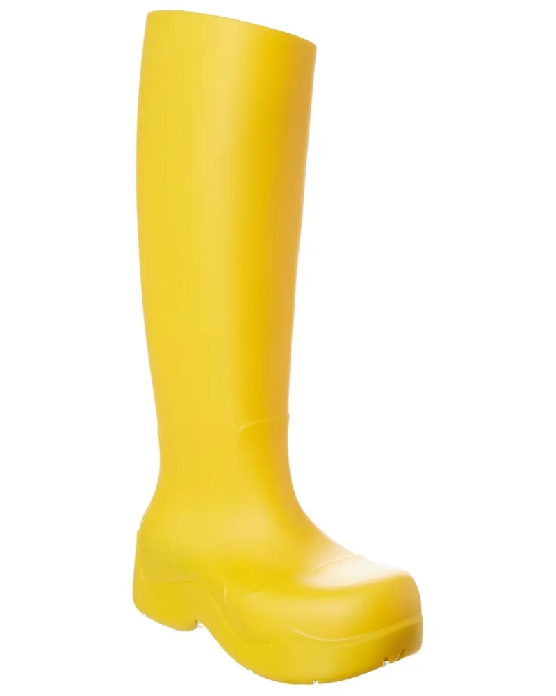 Bottega Veneta The Puddle High Rubber Boot Yellow