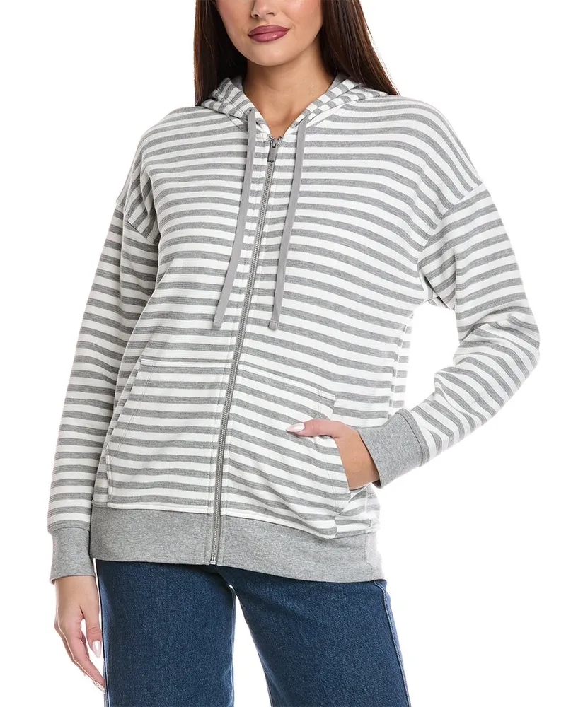 Splendid Zip Hoodie Grey