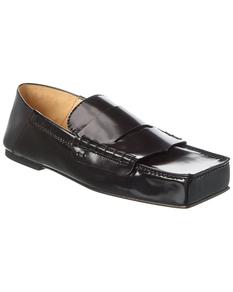 Jacquemus The Carre Leather Loafer Black