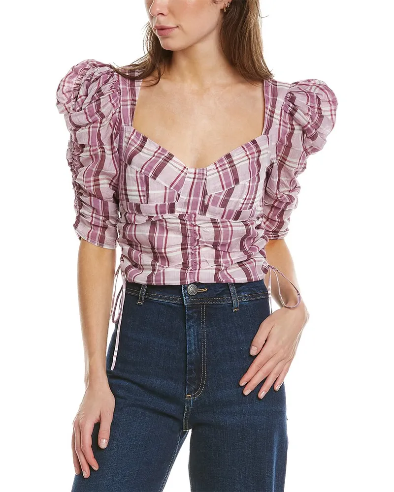 Isabel Marant Étoile Galaor Top Pink