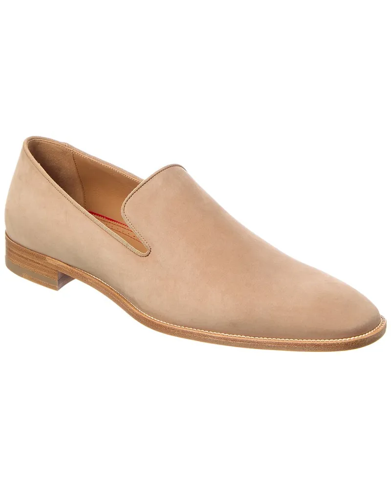 Christian Louboutin Danny Flex Leather Loafer Brown