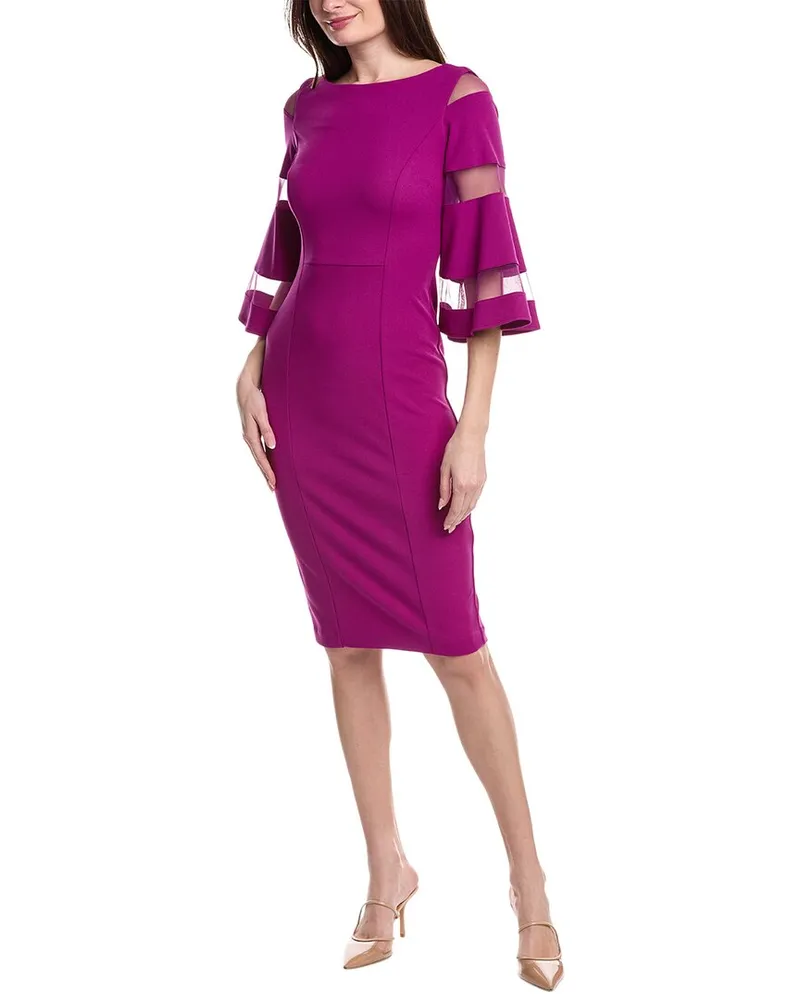 Joseph Ribkoff Midi Dress Purple