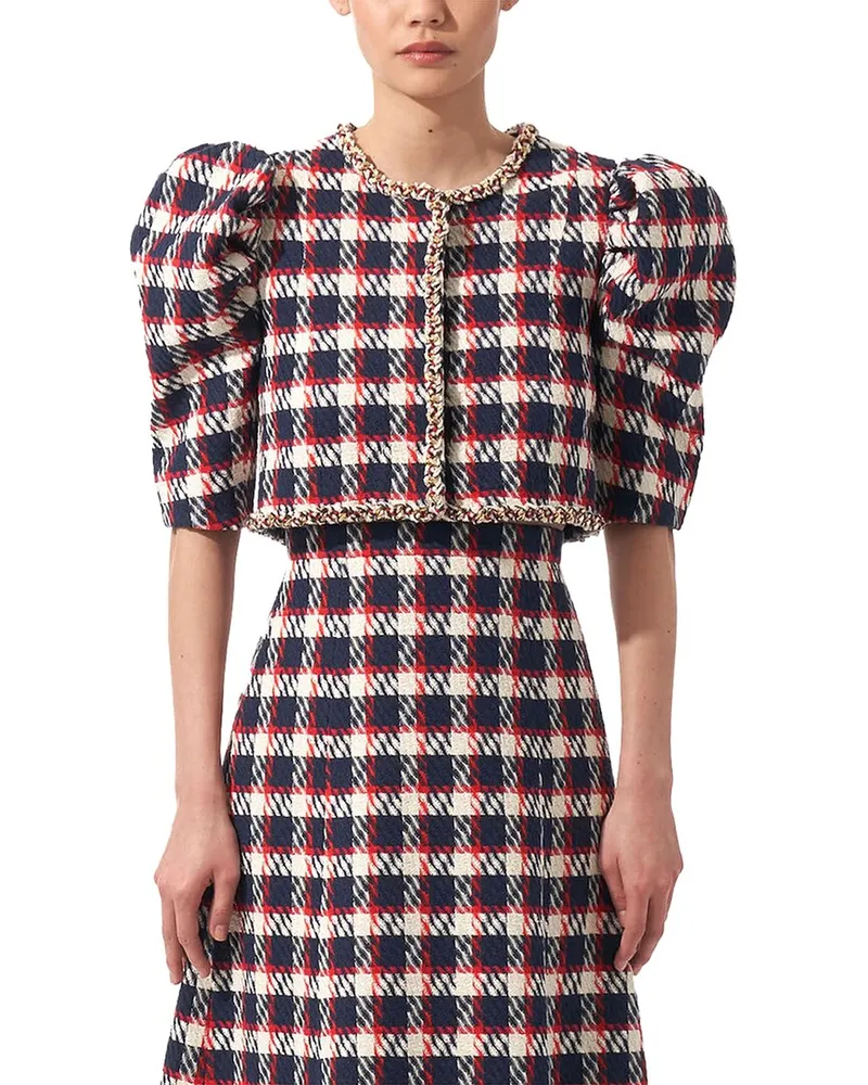 Carolina Herrera New York Chain Collar Top Nocolor
