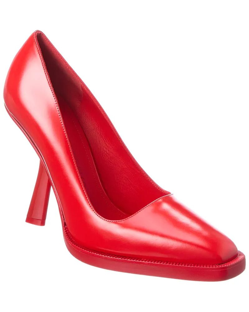 Ferragamo Anser X5 Leather Pump Red