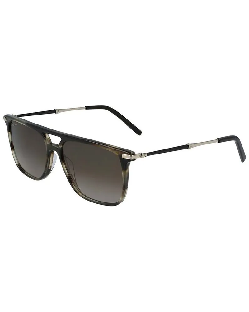 Ferragamo Men's SF966S 57mm Sunglasses Green