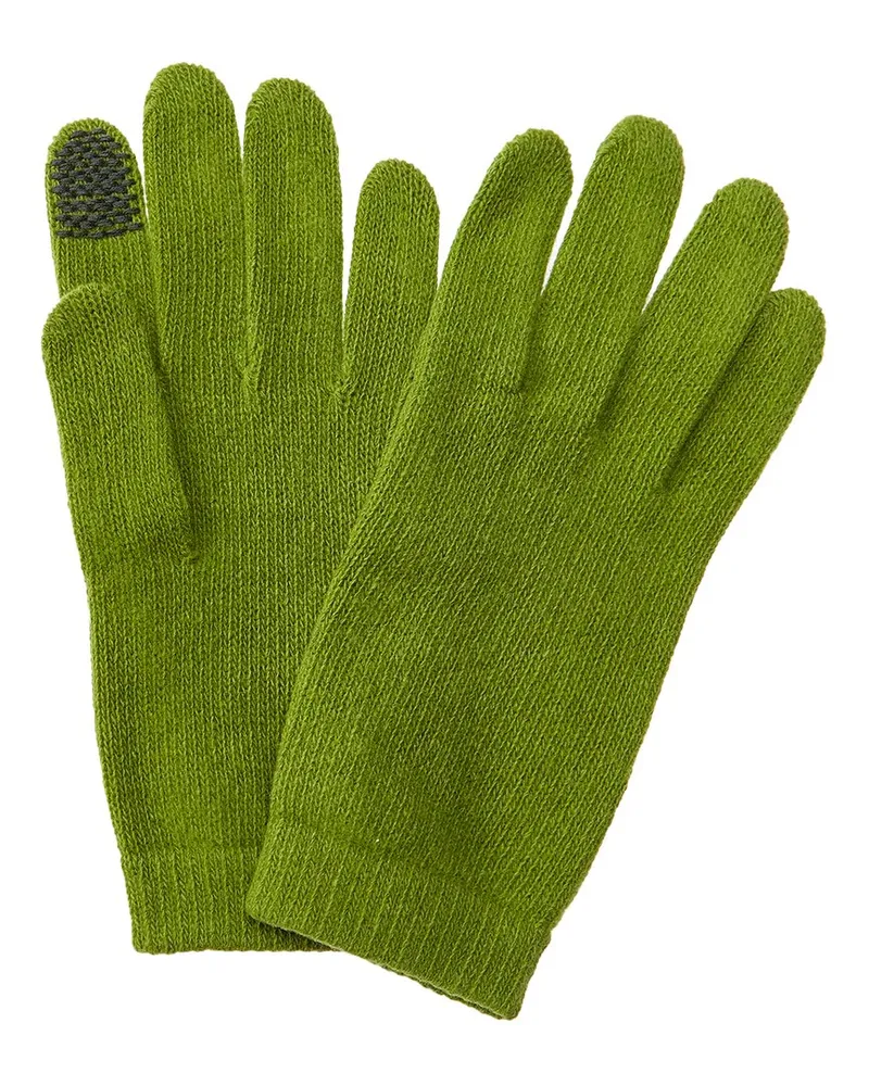 portolano  Cashmere Tech Gloves Green