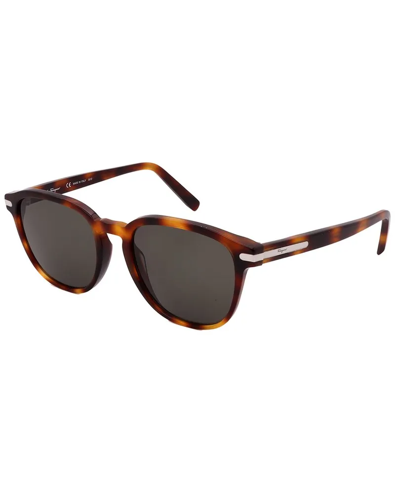 Ferragamo Men's SF993S 53mm Sunglasses Brown